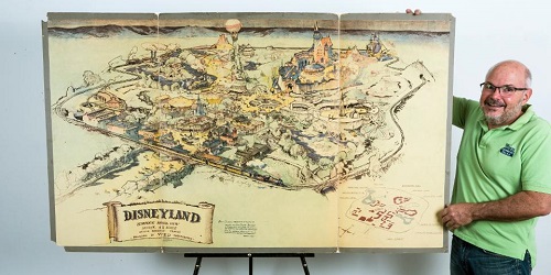 Peta Asli Disneyland.(Forbes)