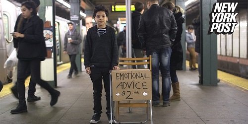 Jasa Curhat Ortiz di stasiun kereta api New York.(nypost.com)