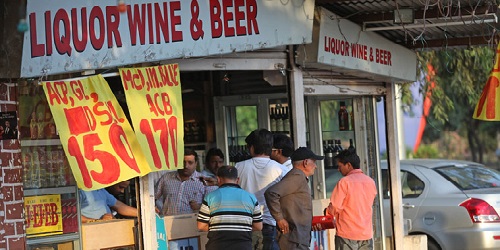 Salah satu kedai minuman beralkohol di Kerala.(Indian Express)