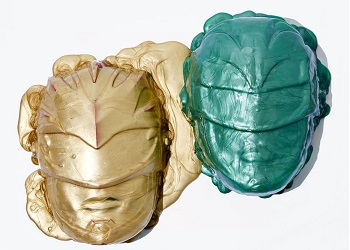 Masker kecantikan Power Rangers.(Teen Vogue)