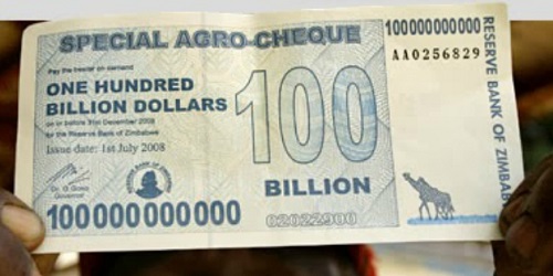 100 Triliun Dollar di Zimbabwe.(bbs)