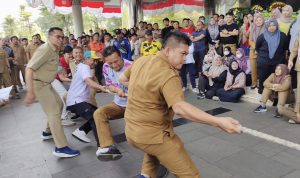 Semarak perayaan 17 Agustus di Pemkot Tangsel.(yud)