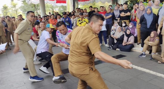 Semarak perayaan 17 Agustus di Pemkot Tangsel.(yud)