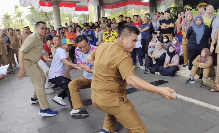 Semarak perayaan 17 Agustus di Pemkot Tangsel.(yud)