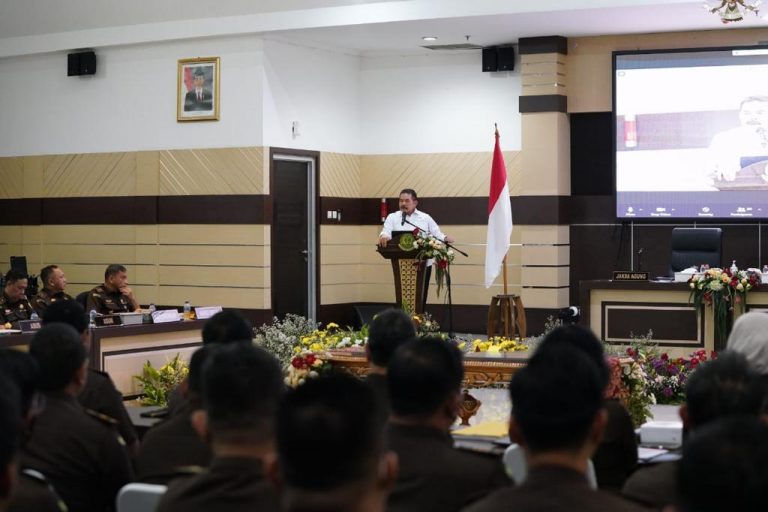 Arahan Jaksa Agung ST Burhanuddin di Kejaksaan Tinggi Sumatera Selatan