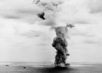 Ledakan Yamato, kapal perang Jepang.(Pinterest)