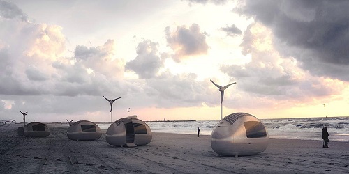 Tampilan luar Ecocapsule.(boredpanda.com)