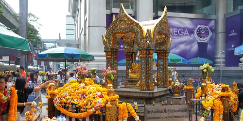 Four Faces Buddha, Thailand.(bbs)