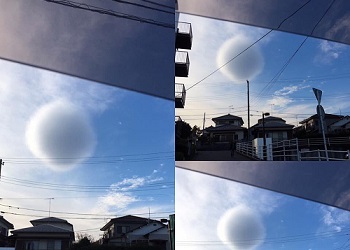 Awan berbentuk bola.(rocketnews24)