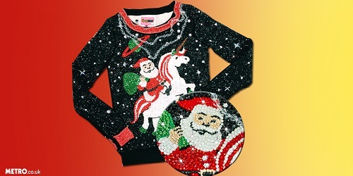 Jumper natal berharga fantastis.(metro.co.uk)