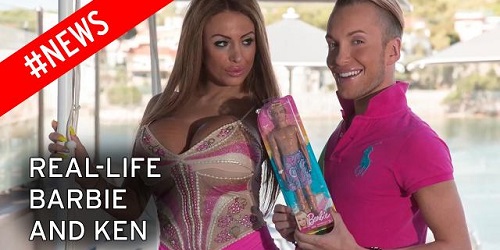 Barbie & Ken dalam kehidupan nyata.(mirror.co.uk)