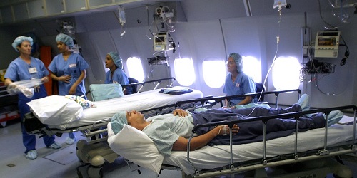 Ruangan dalam Rumah Sakit Orbis, Flying Eye Hospital.(BioNews)