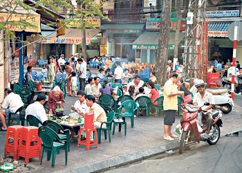 Suasana Ho Chi Minh, Vietnam.(telegraph)