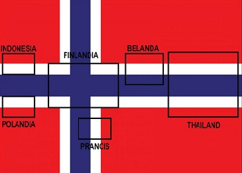 Bendera Norwegia.(brilio.net)