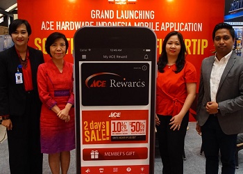ACE Luncurkan Mobile Apps untuk mempermudah pelanggan.(asri)