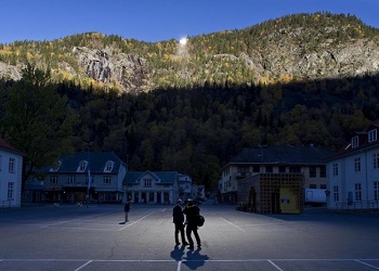 Kota Rjukan, Norwegia.(bbs)