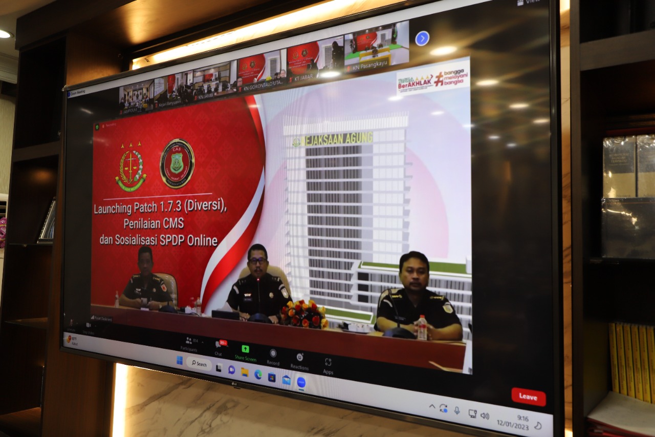 Penilaian CMS Database Penanganan Perkara, Kejaksaan Tinggi DKI Jakarta Raih Juara I