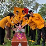 HUT ke-63, DPD Ormas MKGR Banten Tabur Bunga ke Makam Sesepuh Partai Golkar