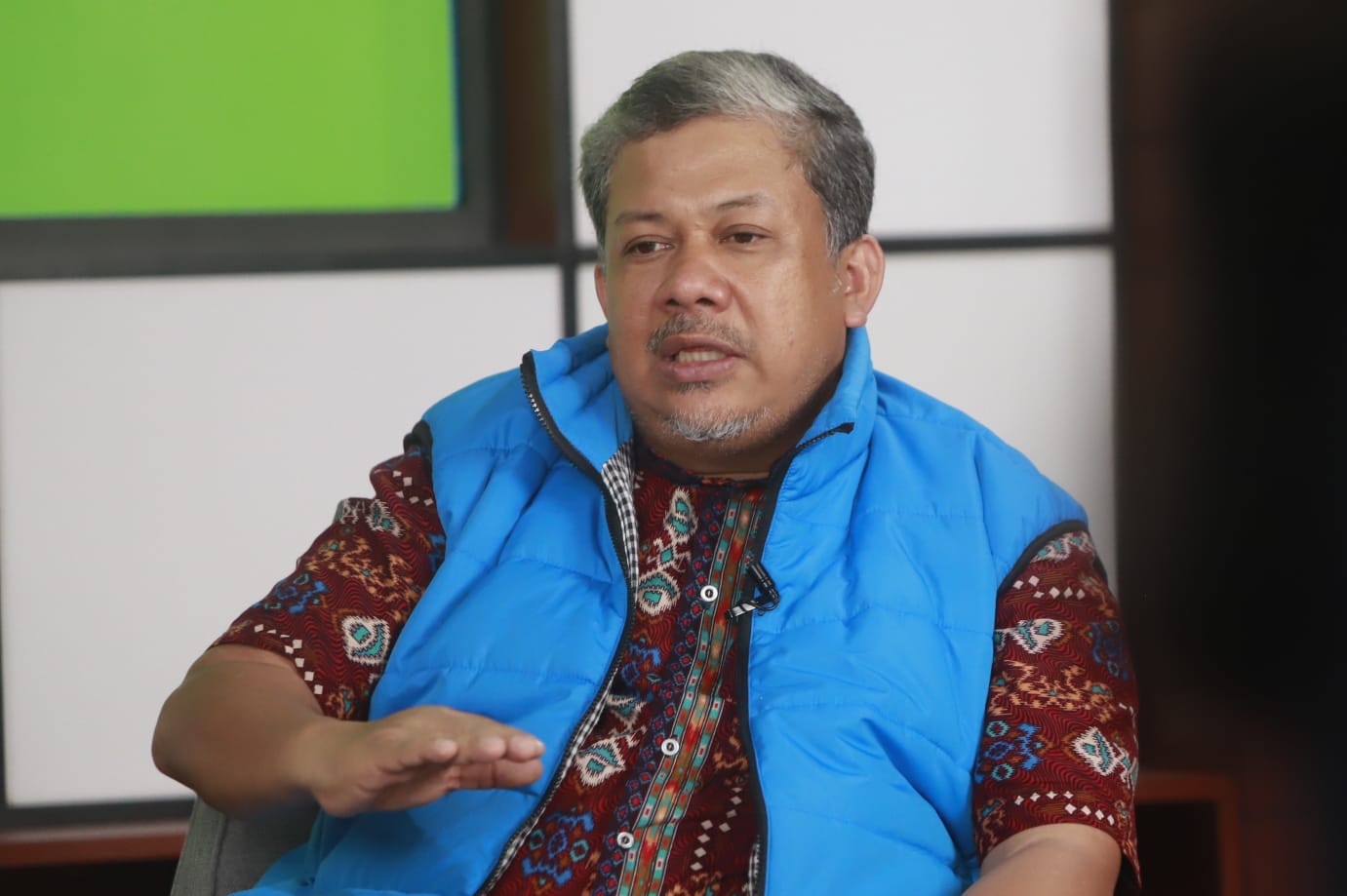 Wakil Ketua Umum Partai Gelombang Rakyat (Gelora) Indonesia Fahri Hamzah